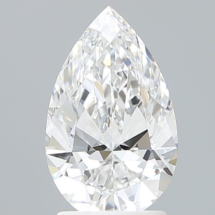 2.02 Carat Pear Shaped, Ideal Cut, E Color, VVS1 Clarity, IGI Certified Lab Grown Diamond