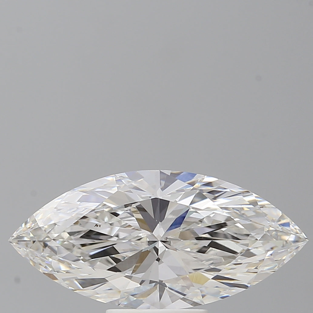 4.04 Carat Marquise Shaped, Ideal Cut, F Color, VS1 Clarity, IGI Certified Lab Grown Diamond