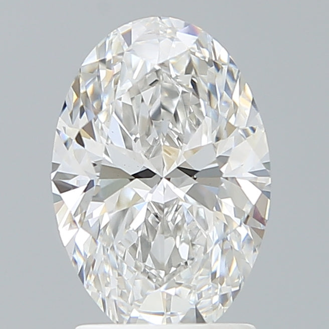 2.19 Carat Oval Shaped, Ideal Cut, E Color, VVS2 Clarity, IGI Certified Lab Grown Diamond
