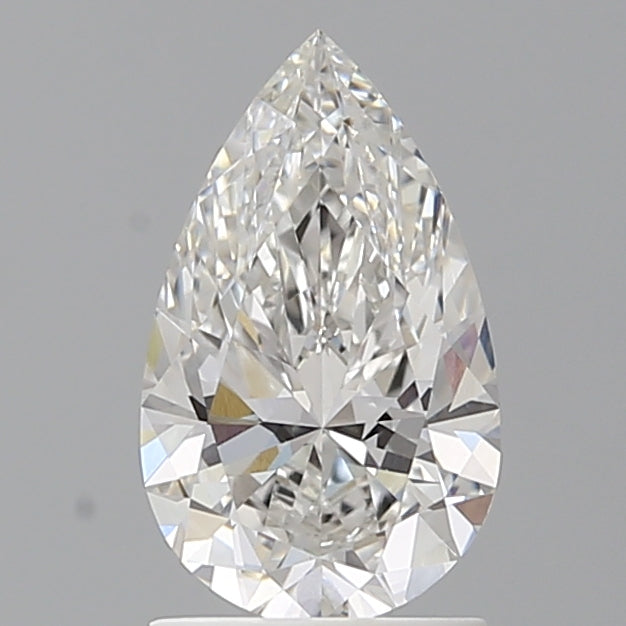 1.51 Carat Pear Shaped, Ideal Cut, F Color, VVS2 Clarity, IGI Certified Lab Grown Diamond