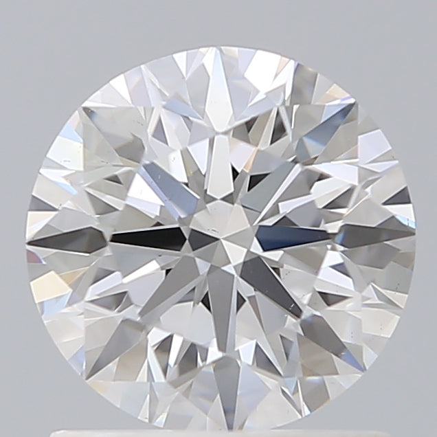 1.24 Carat Round Shaped, Ideal Cut, D Color, VS2 Clarity, IGI Certified Lab Grown Diamond