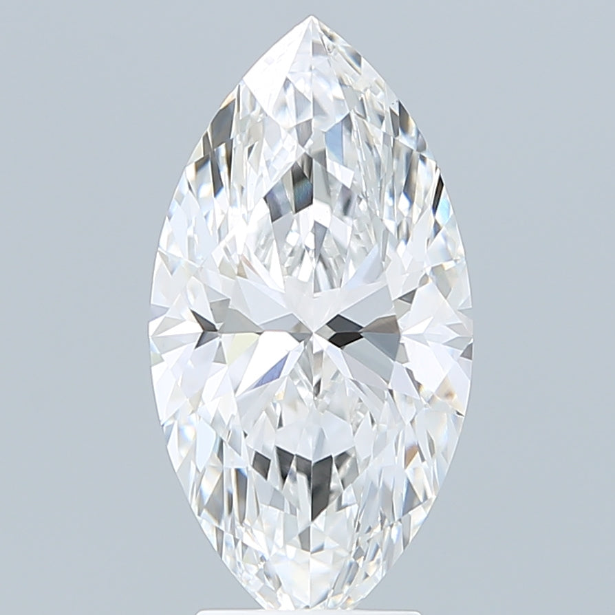 4.10 Carat Marquise Shaped, Ideal Cut, E Color, VVS2 Clarity, IGI Certified Lab Grown Diamond