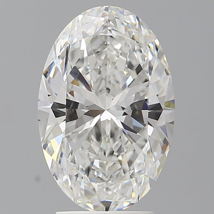 3.54 Carat Oval Shaped, Ideal Cut, E Color, VVS2 Clarity, IGI Certified Lab Grown Diamond