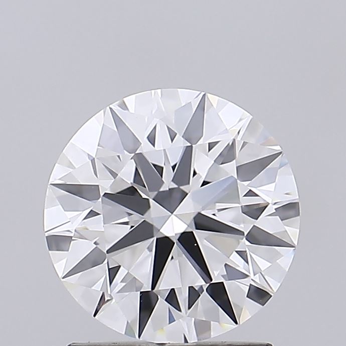1.55 Carat Round Shaped, Ideal Cut, D Color, VS1 Clarity, IGI Certified Lab Grown Diamond