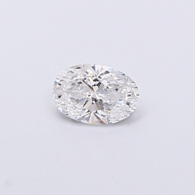 0.34 Carat Oval Shaped, Very Good Cut, D Color, VVS2 Clarity, IGI Certified Lab Grown Diamond