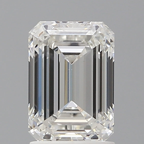 1.99 Carat Emerald Shaped, Ideal Cut, F Color, VVS2 Clarity, IGI Certified Lab Grown Diamond