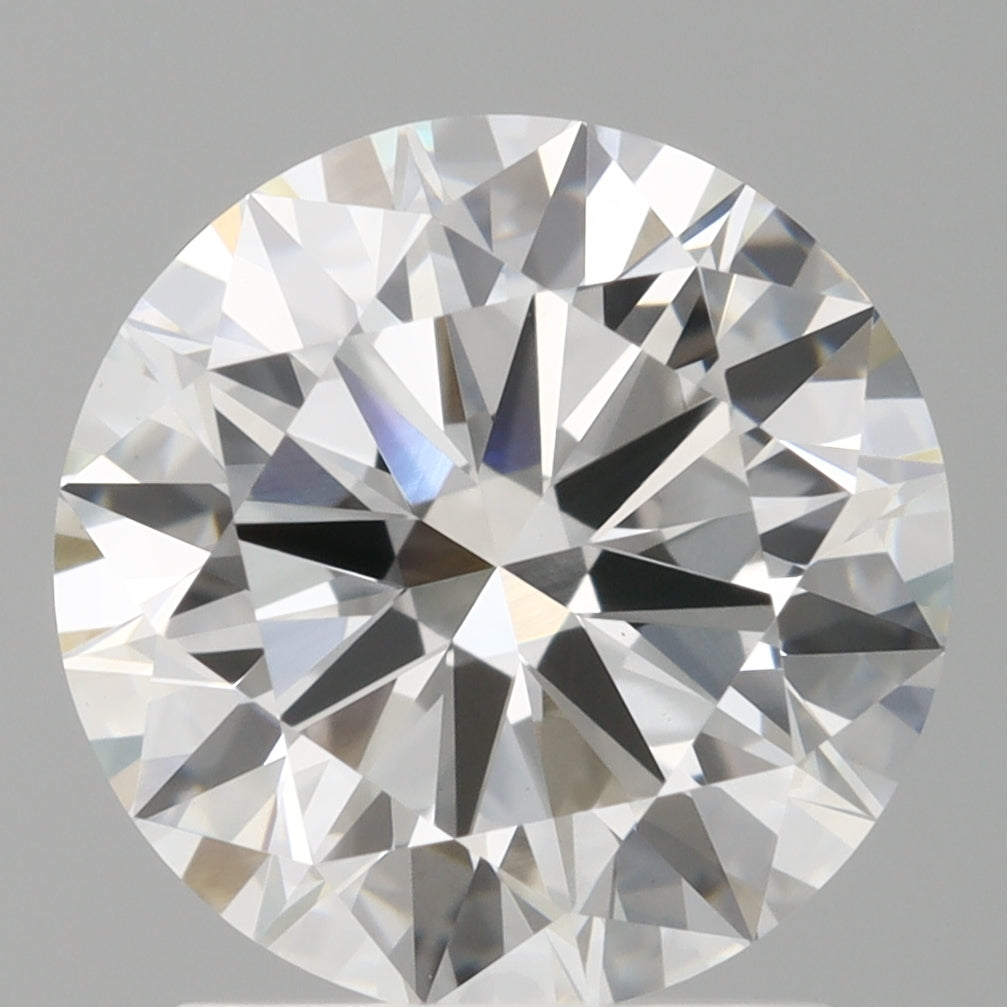 2.01 Carat Round Shaped, Excellent Cut, E Color, VVS2 Clarity, IGI Certified Lab Grown Diamond
