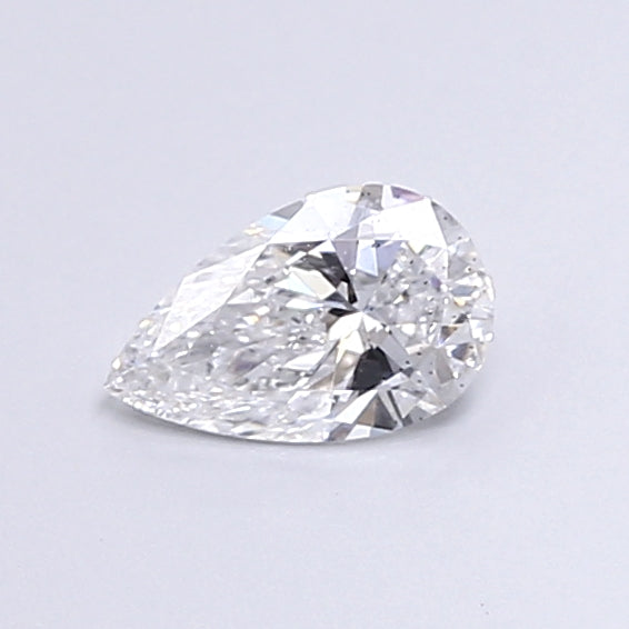 0.46 Carat Pear Shaped, Very Good Cut, D Color, SI1 Clarity, IGI Certified Lab Grown Diamond