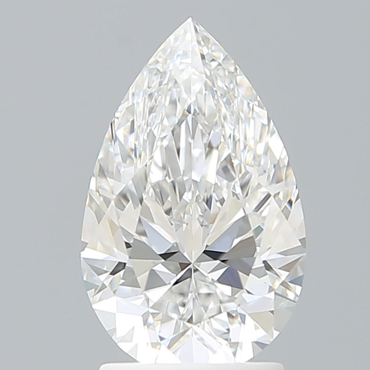 2.18 Carat Pear Shaped, Ideal Cut, E Color, VVS2 Clarity, IGI Certified Lab Grown Diamond