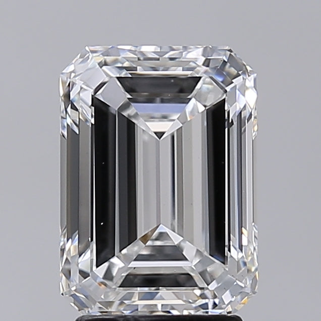 3.00 Carat Emerald Shaped, Very Good Cut, E Color, VS1 Clarity, IGI Certified Lab Grown Diamond