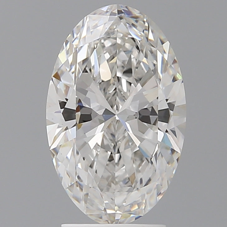 3.09 Carat Oval Shaped, Ideal Cut, F Color, VS1 Clarity, IGI Certified Lab Grown Diamond