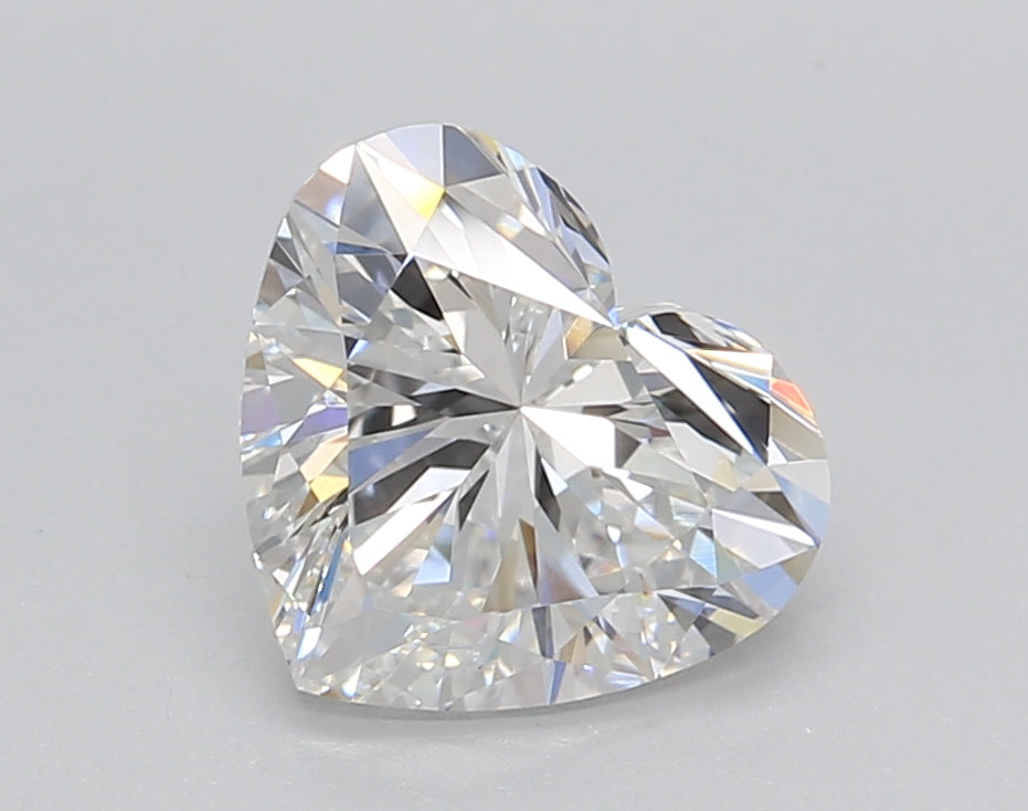2.02 Carat Heart Shaped, Ideal Cut, E Color, VVS1 Clarity, IGI Certified Lab Grown Diamond
