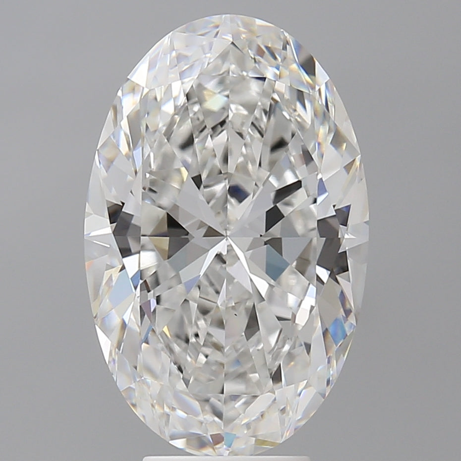 6.57 Carat Oval Shaped, Ideal Cut, E Color, VVS2 Clarity, IGI Certified Lab Grown Diamond