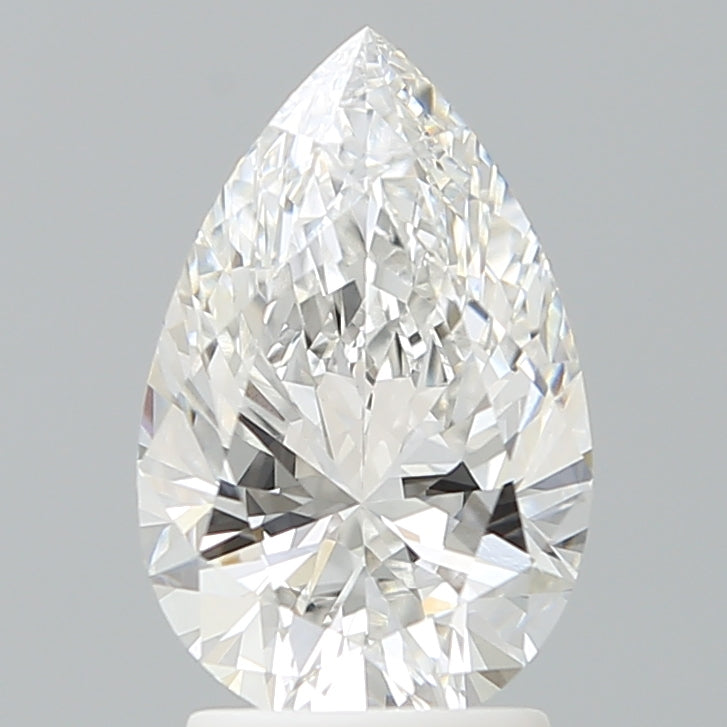 2.33 Carat Pear Shaped, Ideal Cut, E Color, VVS2 Clarity, IGI Certified Lab Grown Diamond