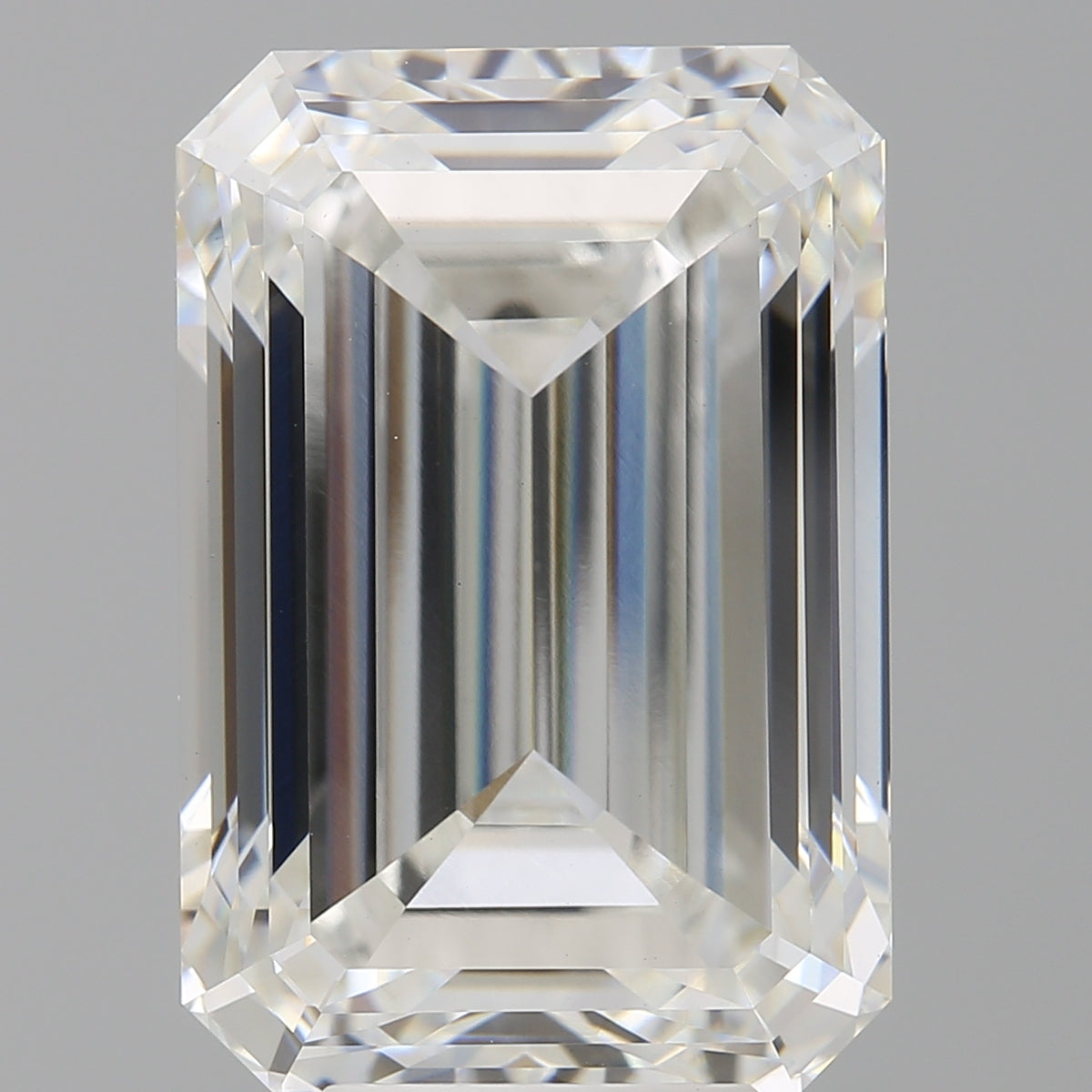 8.54 Carat Emerald Shaped, Ideal Cut, F Color, VVS2 Clarity, IGI Certified Lab Grown Diamond
