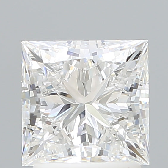 2.14 Carat Princess Shaped, Ideal Cut, D Color, VVS2 Clarity, IGI Certified Lab Grown Diamond