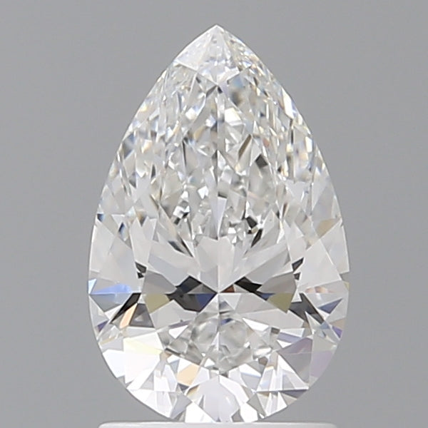 1.58 Carat Pear Shaped, Ideal Cut, D Color, VVS2 Clarity, IGI Certified Lab Grown Diamond