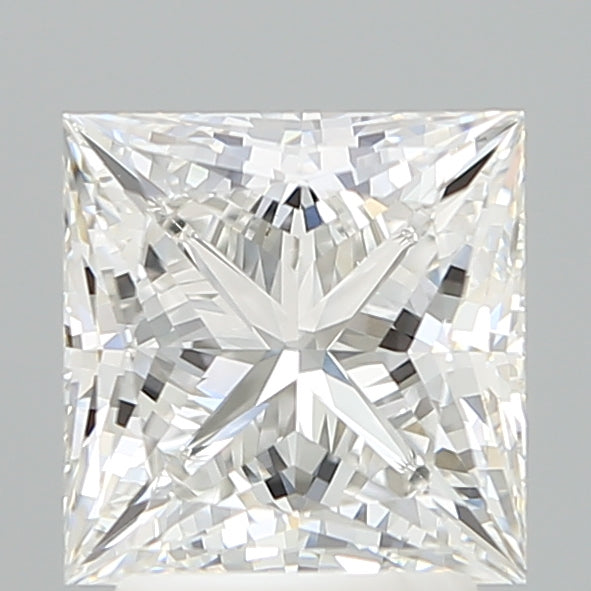 2.74 Carat Princess Shaped, Ideal Cut, F Color, VVS2 Clarity, IGI Certified Lab Grown Diamond