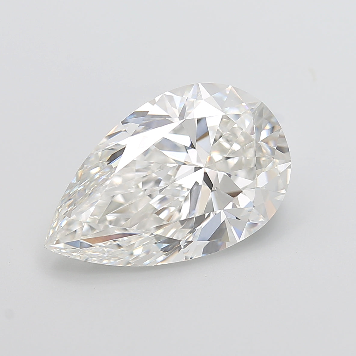 9.41 Carat Pear Shaped, Very Good Cut, F Color, VVS2 Clarity, IGI Certified Lab Grown Diamond