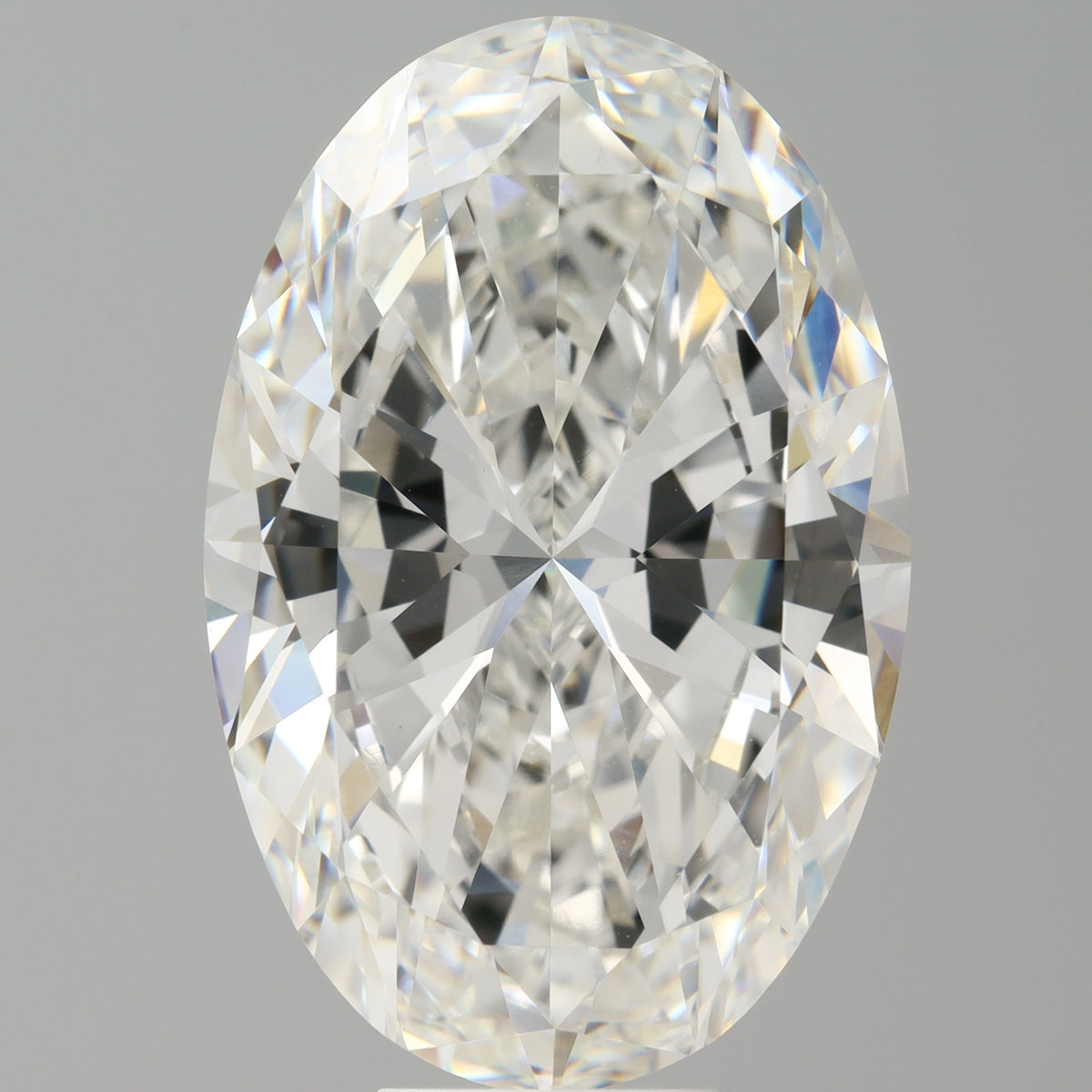 10.56 Carat Oval Shaped, Ideal Cut, F Color, VVS2 Clarity, IGI Certified Lab Grown Diamond