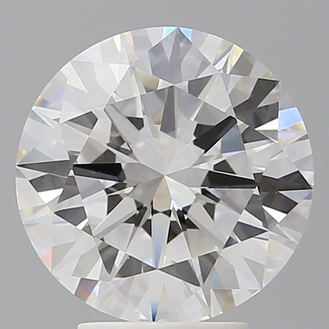 3.97 Carat Round Shaped, Excellent Cut, F Color, VVS2 Clarity, IGI Certified Lab Grown Diamond
