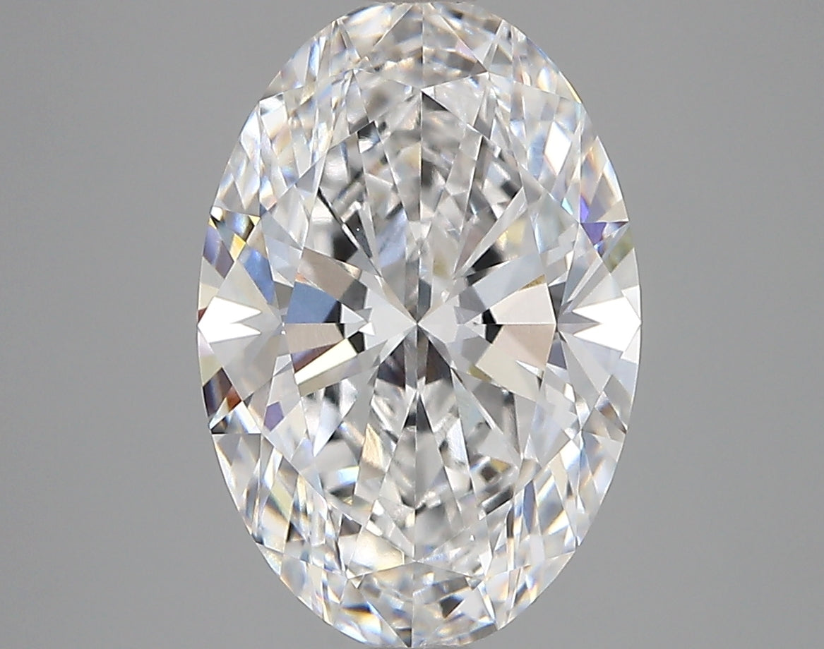 4.08 Carat Oval Shaped, Very Good Cut, E Color, VVS1 Clarity, IGI Certified Lab Grown Diamond
