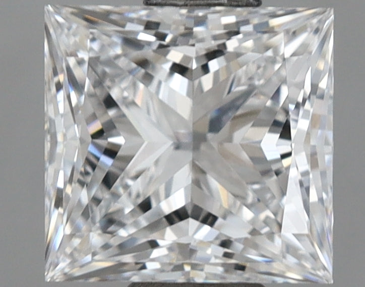 1.00 Carat Princess Shaped, Excellent Cut, D Color, VVS1 Clarity, IGI Certified Lab Grown Diamond