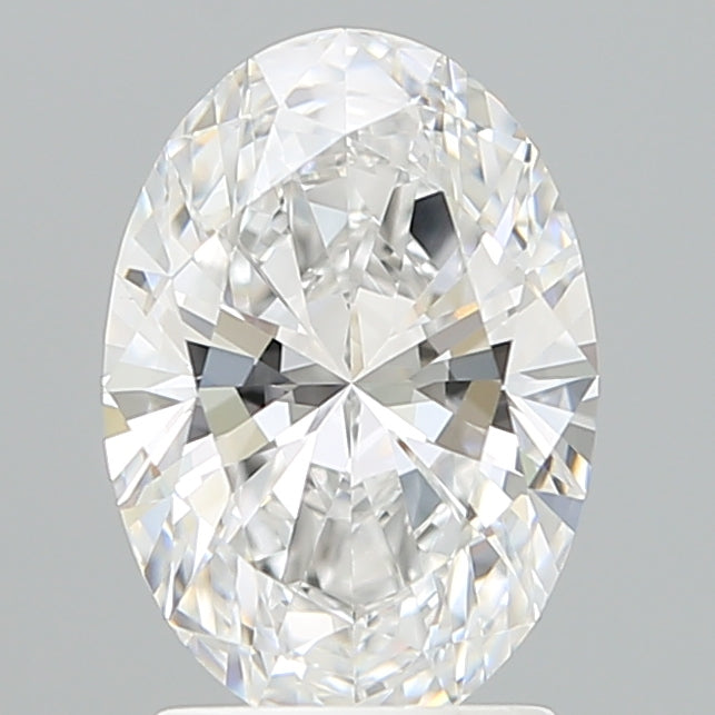 2.07 Carat Oval Shaped, Ideal Cut, D Color, VVS2 Clarity, IGI Certified Lab Grown Diamond