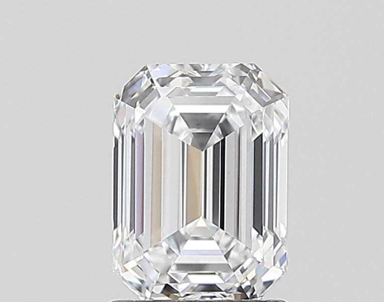1.51 Carat Emerald Shaped, Ideal Cut, D Color, VVS2 Clarity, IGI Certified Lab Grown Diamond