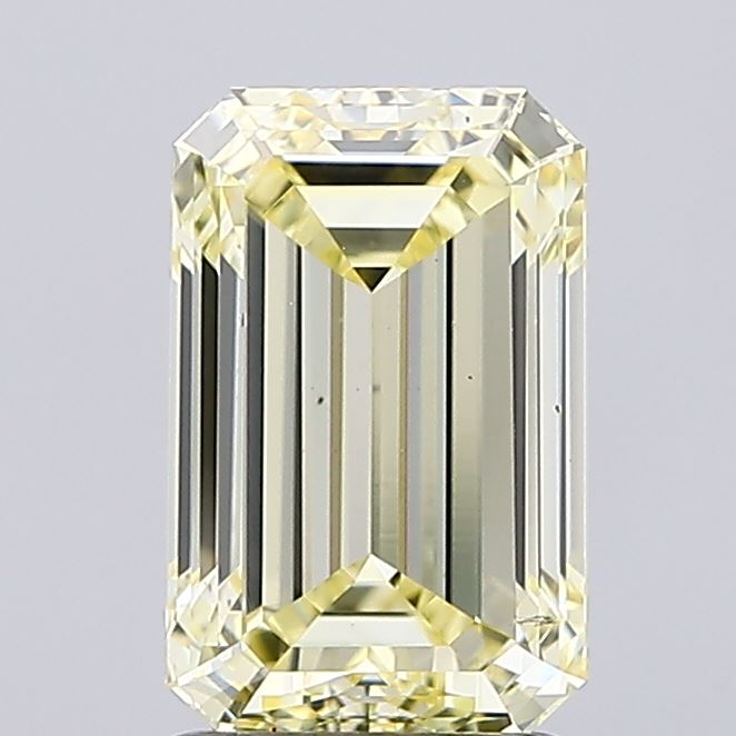 2.00 Carat Emerald Shaped, Ideal Cut, VS2 Clarity, IGI Certified Lab Grown Diamond