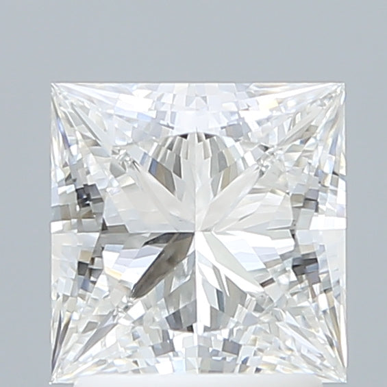 2.08 Carat Princess Shaped, Ideal Cut, E Color, VS1 Clarity, IGI Certified Lab Grown Diamond