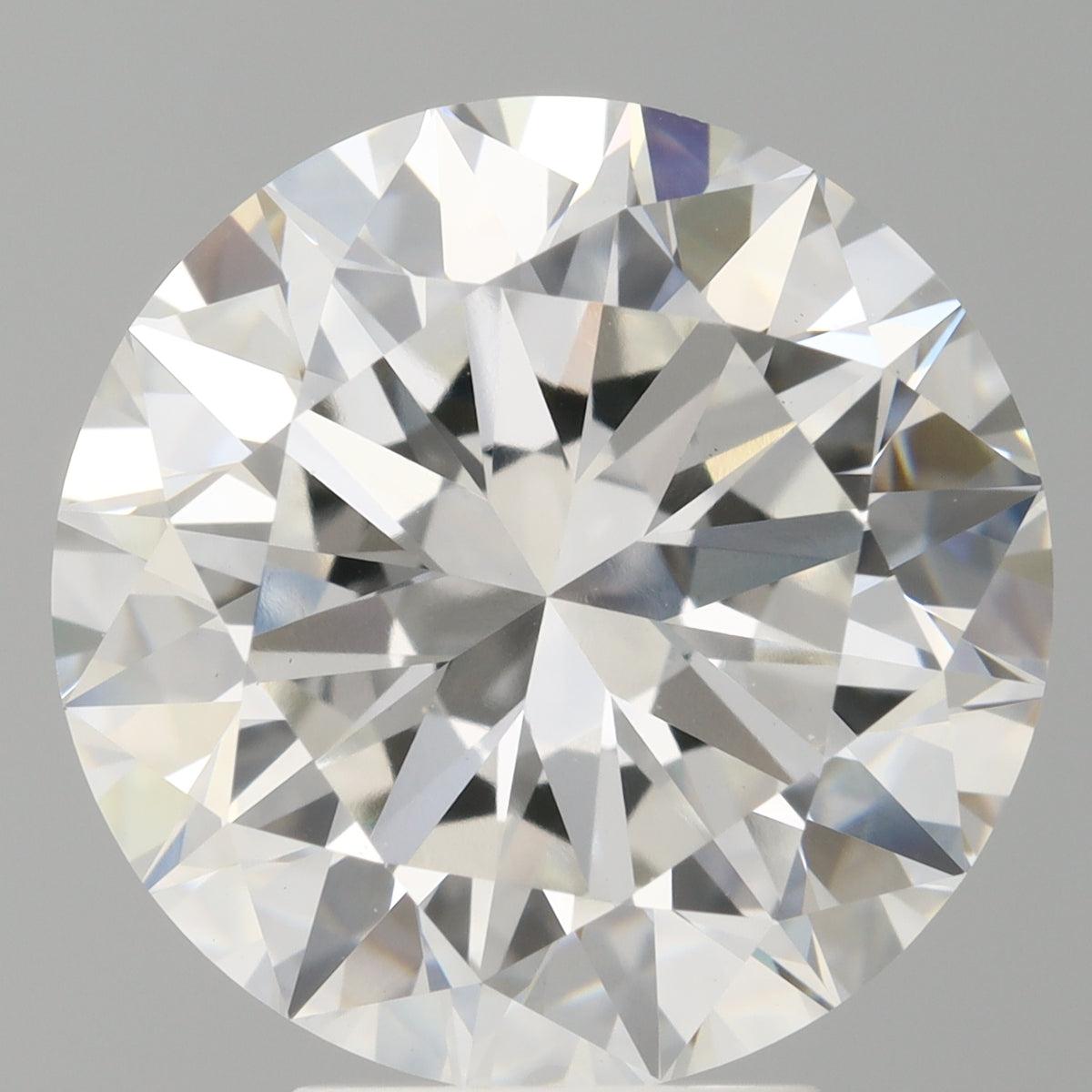 5.50 Carat Round Shaped, Excellent Cut, E Color, VS1 Clarity, IGI Certified Lab Grown Diamond
