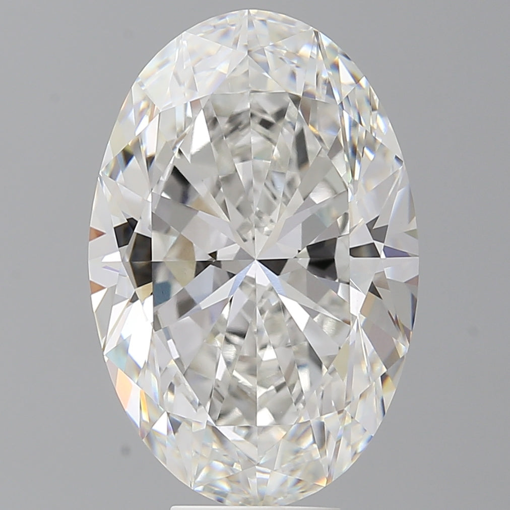 9.10 Carat Oval Shaped, Ideal Cut, E Color, VVS2 Clarity, IGI Certified Lab Grown Diamond