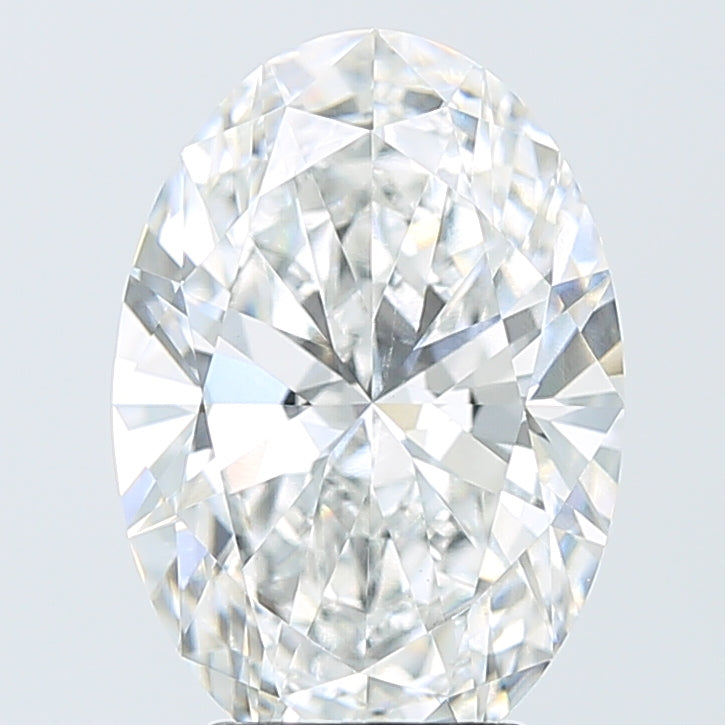 4.10 Carat Oval Shaped, Excellent Cut, E Color, VVS2 Clarity, IGI Certified Lab Grown Diamond
