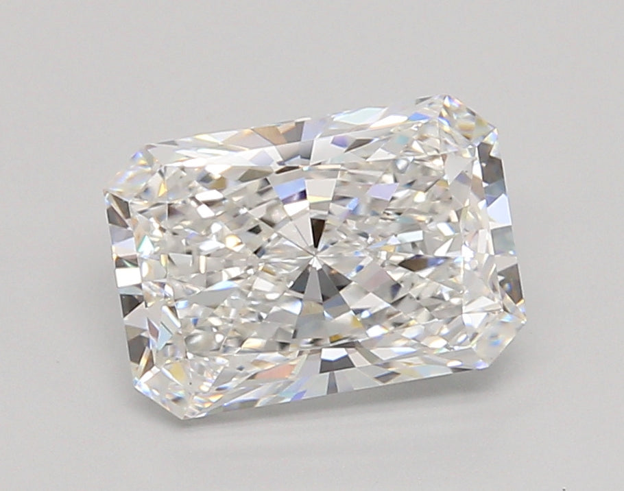 2.51 Carat Radiant Shaped, Ideal Cut, E Color, VS1 Clarity, IGI Certified Lab Grown Diamond