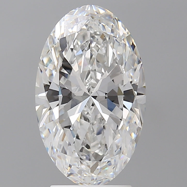 3.51 Carat Oval Shaped, Ideal Cut, E Color, VVS2 Clarity, IGI Certified Lab Grown Diamond