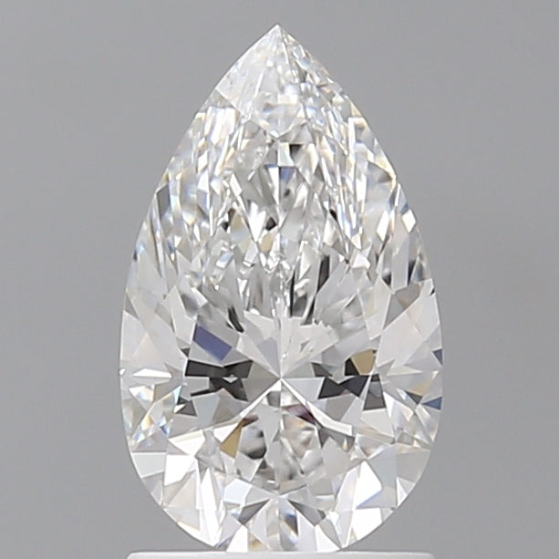 1.52 Carat Pear Shaped, Excellent Cut, D Color, VVS2 Clarity, IGI Certified Lab Grown Diamond