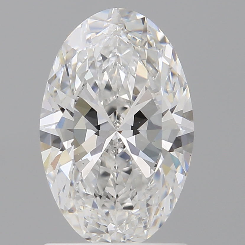 1.52 Carat Oval Shaped, Ideal Cut, E Color, VS2 Clarity, IGI Certified Lab Grown Diamond
