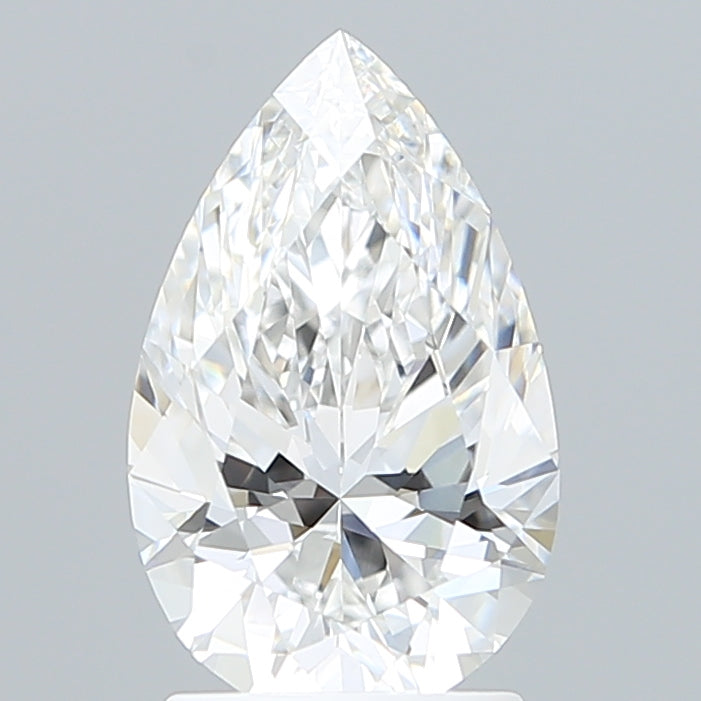 2.08 Carat Pear Shaped, Ideal Cut, E Color, VVS1 Clarity, IGI Certified Lab Grown Diamond