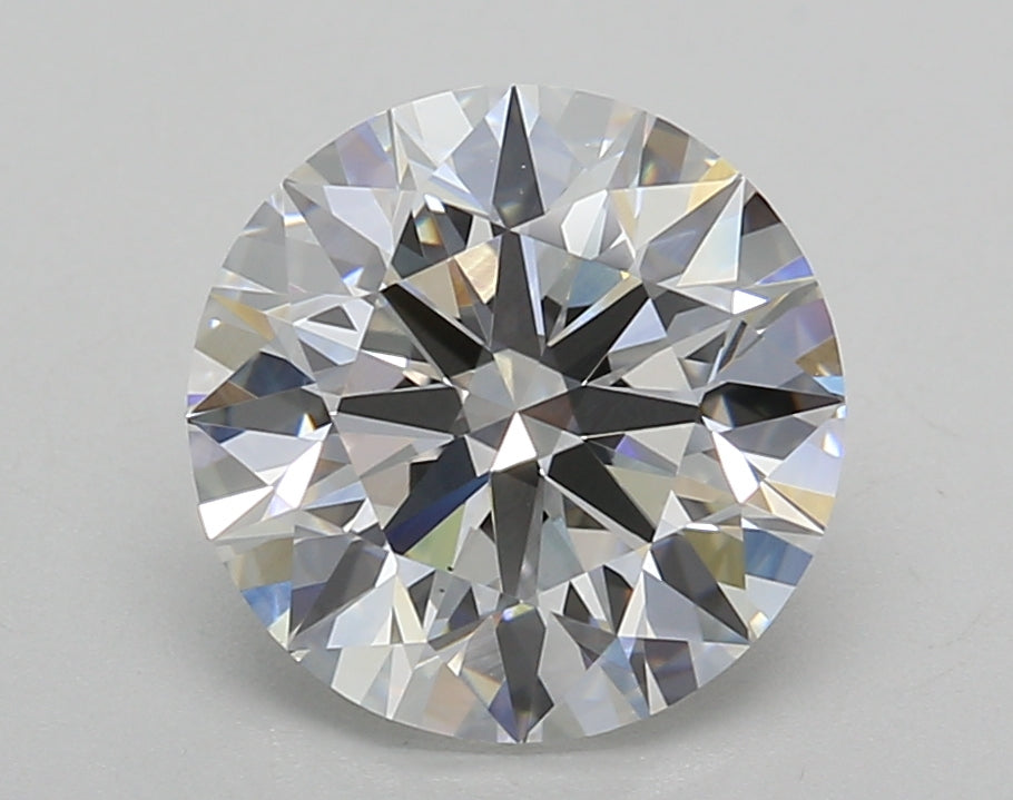 3.02 Carat Round Shaped, Ideal Cut, E Color, VS1 Clarity, IGI Certified Lab Grown Diamond