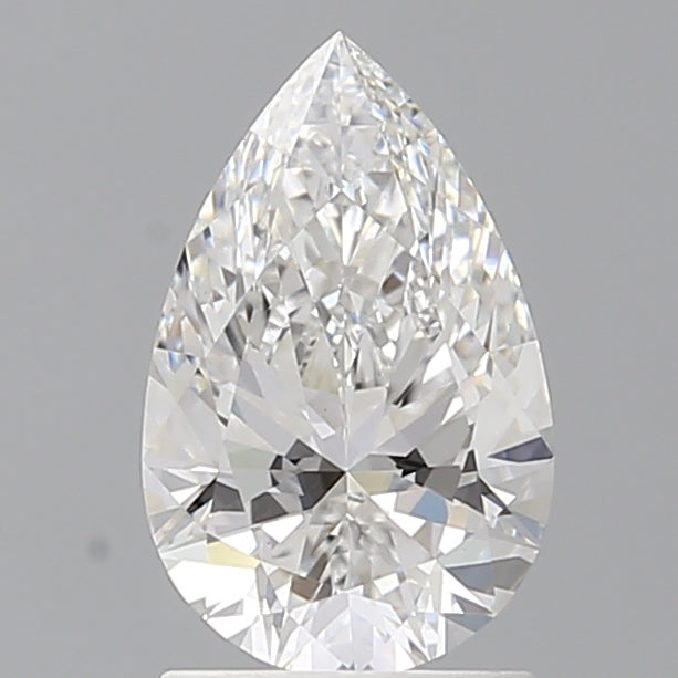 1.60 Carat Pear Shaped, Ideal Cut, E Color, VVS2 Clarity, IGI Certified Lab Grown Diamond