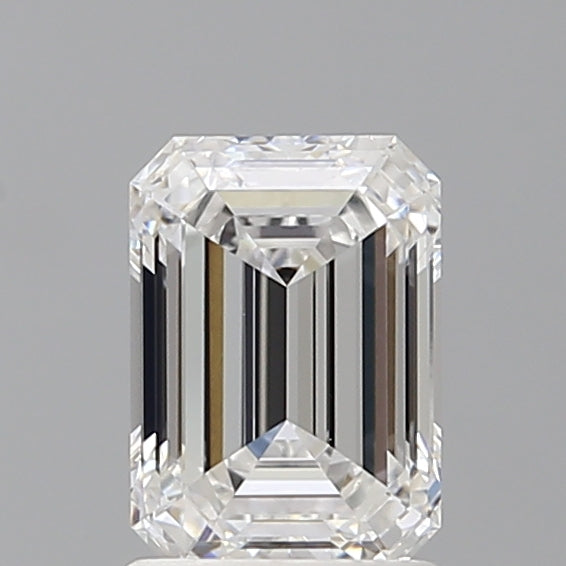 1.52 Carat Emerald Shaped, Ideal Cut, D Color, VVS2 Clarity, IGI Certified Lab Grown Diamond
