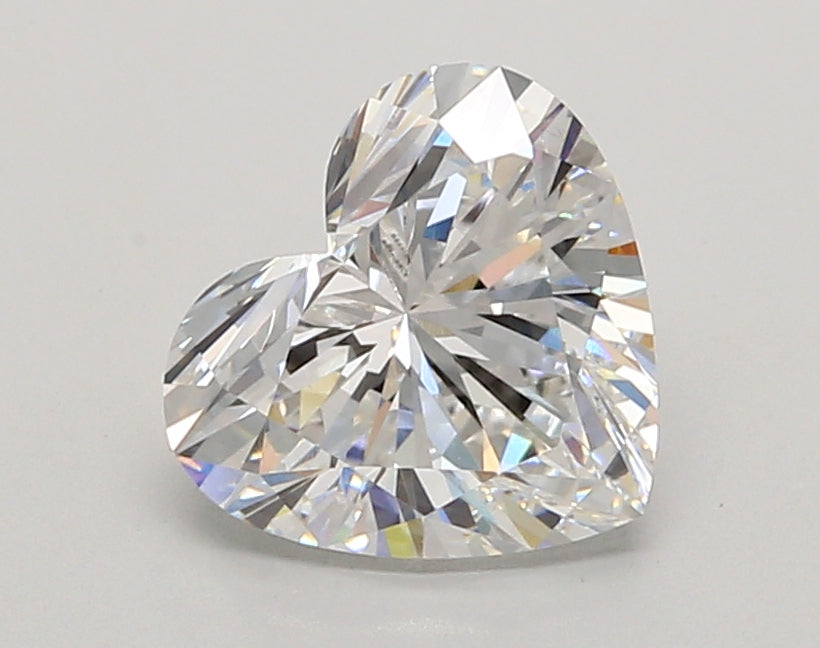2.05 Carat Heart Shaped, Ideal Cut, D Color, VS1 Clarity, IGI Certified Lab Grown Diamond