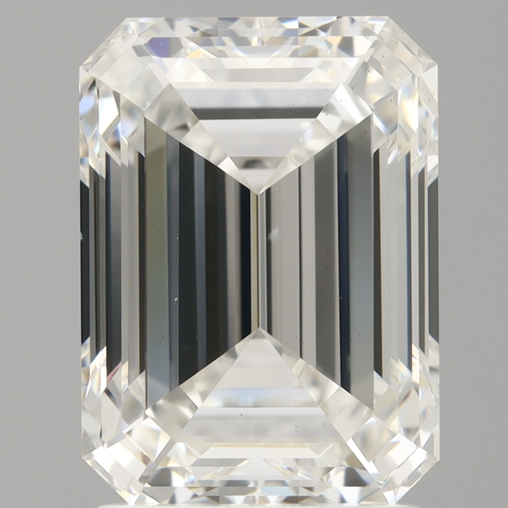 2.51 Carat Emerald Shaped, Ideal Cut, E Color, VS1 Clarity, IGI Certified Lab Grown Diamond