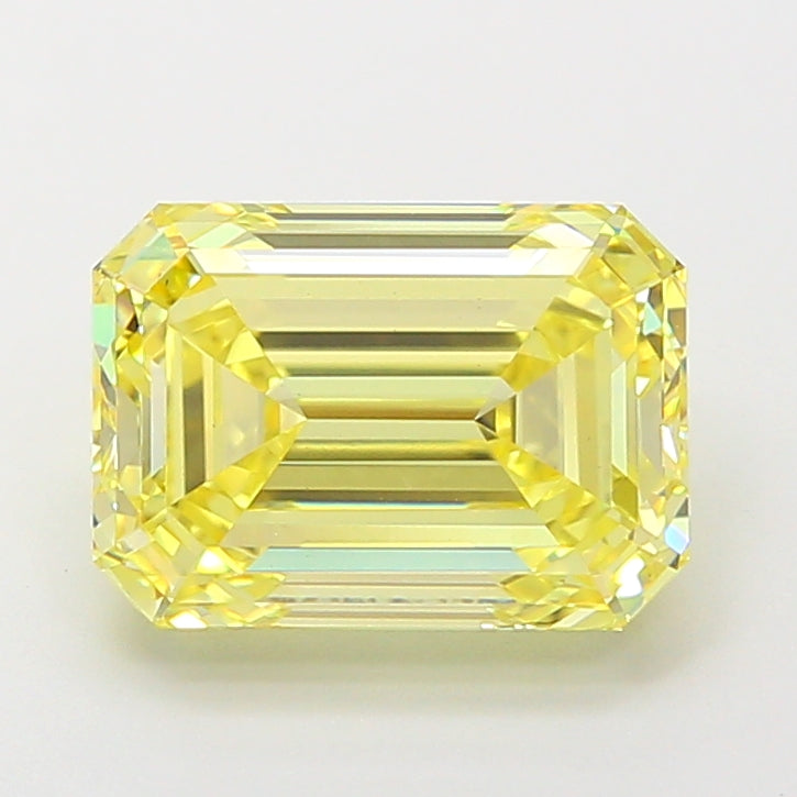 3.58 Carat Emerald Shaped, Ideal Cut, VS1 Clarity, IGI Certified Lab Grown Diamond