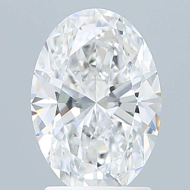 2.10 Carat Oval Shaped, Ideal Cut, D Color, VVS2 Clarity, IGI Certified Lab Grown Diamond