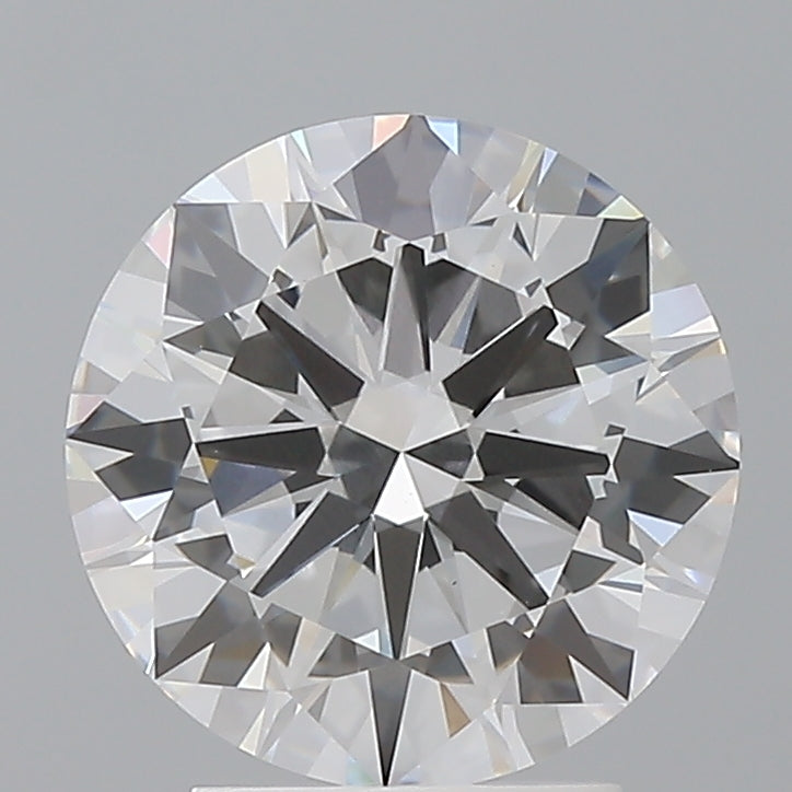3.04 Carat Round Shaped, Excellent Cut, E Color, VVS2 Clarity, IGI Certified Lab Grown Diamond