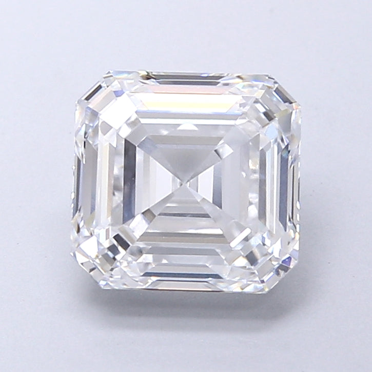 2.08 Carat Asscher Shaped, Very Good Cut, D Color, VVS1 Clarity, IGI Certified Lab Grown Diamond