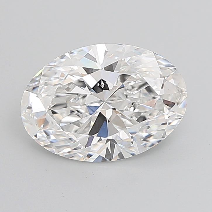 6.05 Carat Oval Shaped, Ideal Cut, E Color, VVS2 Clarity, IGI Certified Lab Grown Diamond
