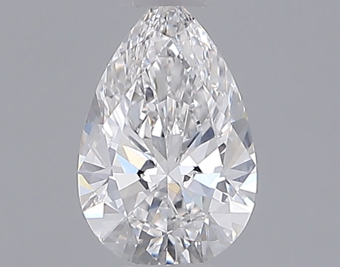 0.50 Carat Pear Shaped, Ideal Cut, D Color, VVS2 Clarity, IGI Certified Lab Grown Diamond